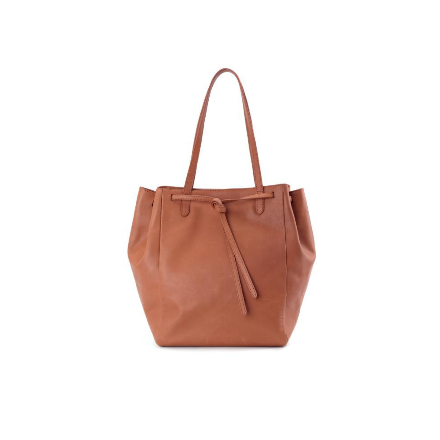 Nu Market Brown Leather Tote Bag